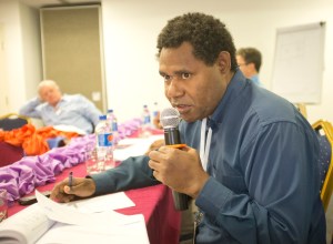 Honiara CASLE Symposium August 2014 Day 2 - MC Nelson Naoapu, Undersecretary (Technical) MoLHS